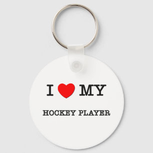 Llavero Amo a mi JUGADOR de HOCKEY