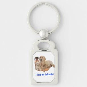 Llavero Amo a mi Labrador