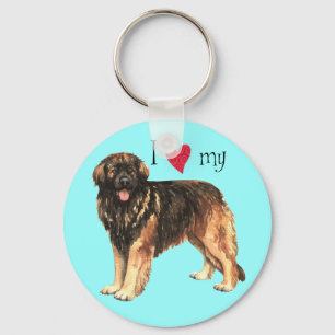 Llavero Amo a mi Leonberger