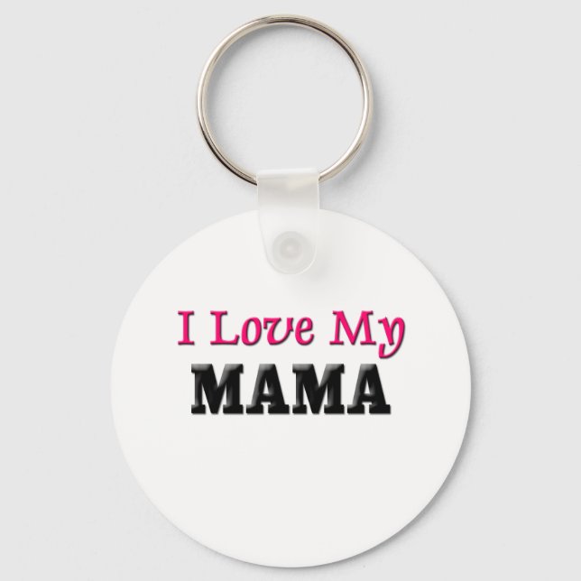 Llavero Amo A Mi Mamá (Anverso)
