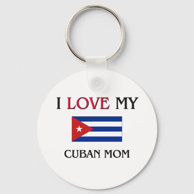 Llavero Amo a mi mamá cubana (Anverso)