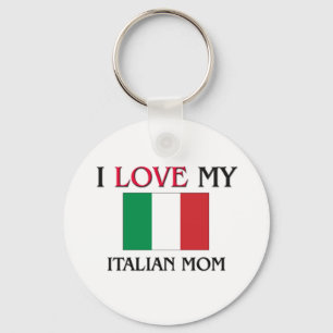 Llavero Amo a mi mamá italiana