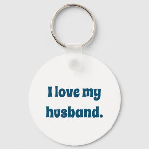 Llavero Amo a mi marido