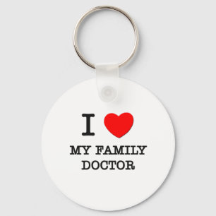 Llavero Amo a mi médico de cabecera