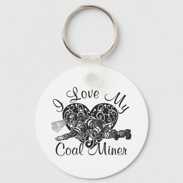Llavero amo a mi minero de carbón (Anverso)