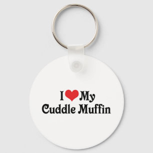 Llavero Amo a mi muffin de abrazo