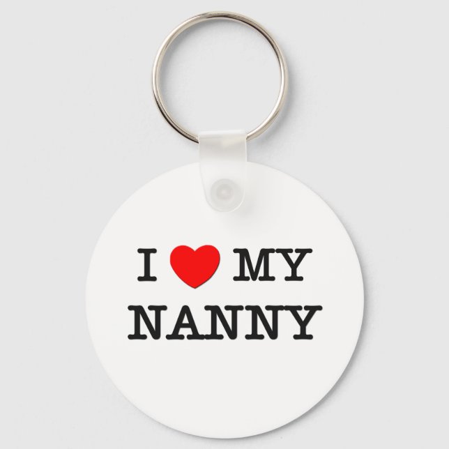 Llavero Amo A Mi NANNY (Anverso)