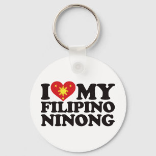Llavero Amo a mi Ninong filipino
