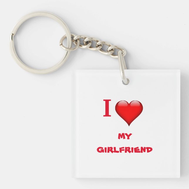 Llavero Amo a mi novia (Frente)