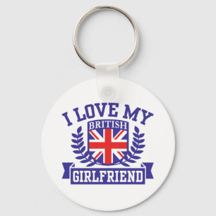 Llavero Amo A Mi Novia Británica