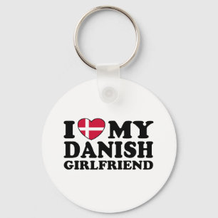 Llavero Amo A Mi Novia Danesa