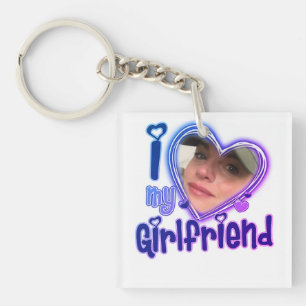 Llavero Amo a mi novia personalizado