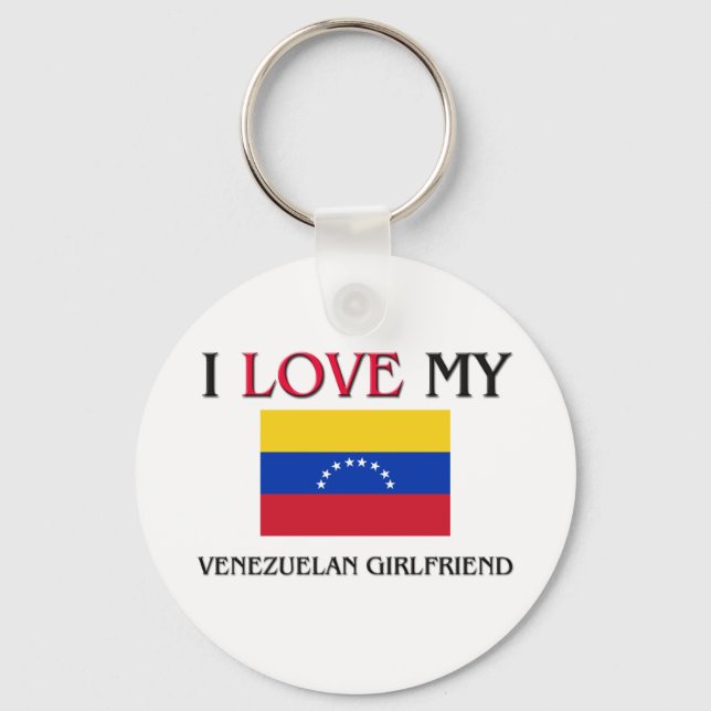 Llavero Amo a mi novia venezolana (Anverso)