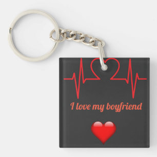 Llavero Amo a mi novio