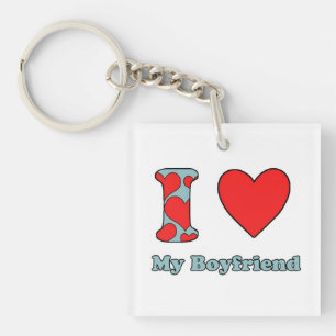 Llavero Amo a mi novio