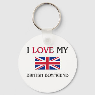 Llavero Amo a mi novio británico