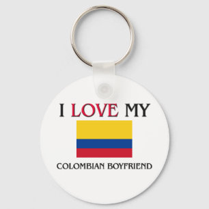Llavero Amo a mi novio colombiano