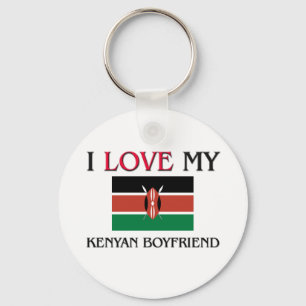 Llavero Amo a mi novio del Kenyan