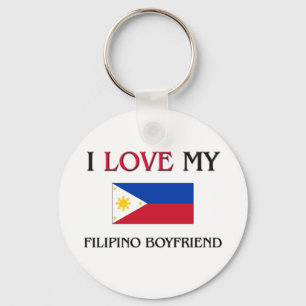 Llavero Amo a mi novio filipino