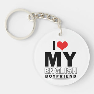 Llavero Amo a mi novio inglés