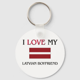 Llavero Amo a mi novio letón