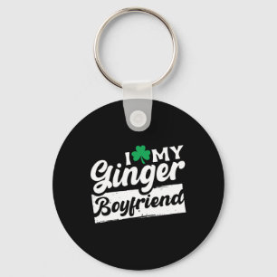 Llavero Amo a mi novio pelirrojo Redhead Shamrock St Pat