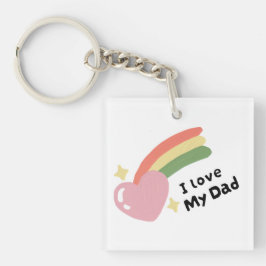 Llavero Amo A Mi Papá