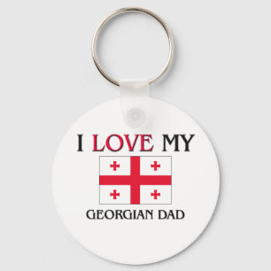 Llavero Amo a mi papá georgiano