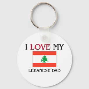 Llavero Amo a mi papá libanés