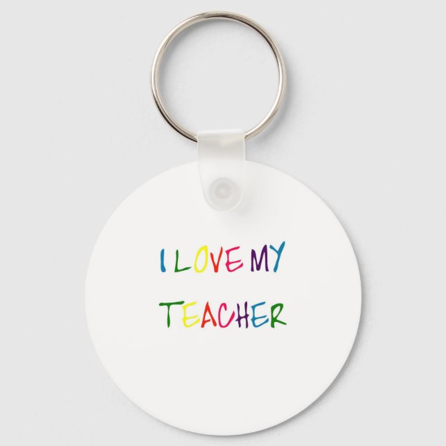 Llavero Amo a mi profesor (gracias) (Anverso)