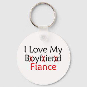Llavero Amo a mi prometido del novio