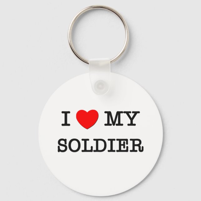 Llavero Amo a mi SOLDADO (Anverso)