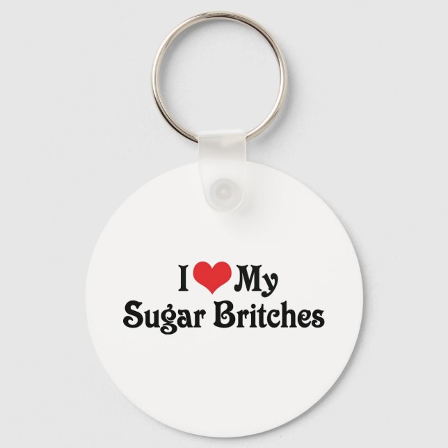 Llavero Amo a mi Sugar Britches (Anverso)