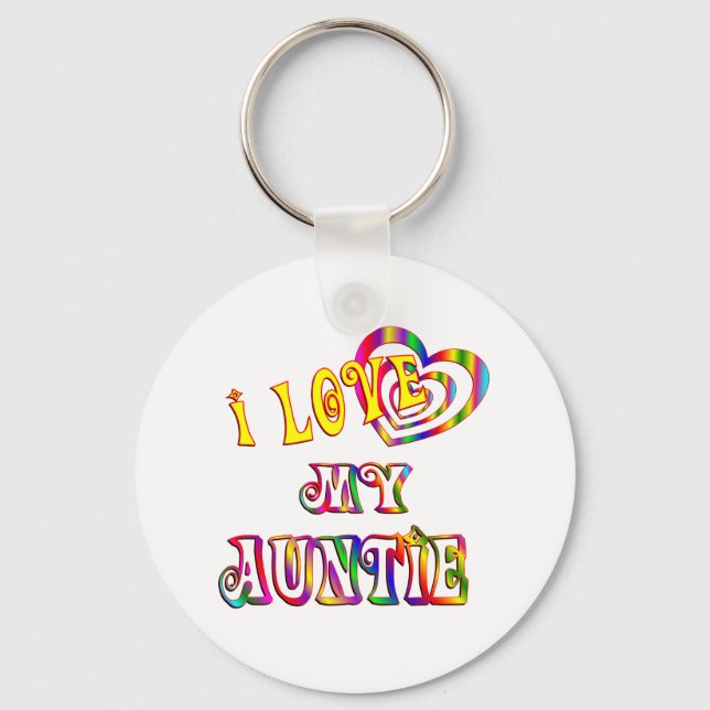 Llavero Amo A Mi Tía (Anverso)