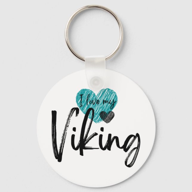 Llavero Amo a mi Vikingo  (Anverso)