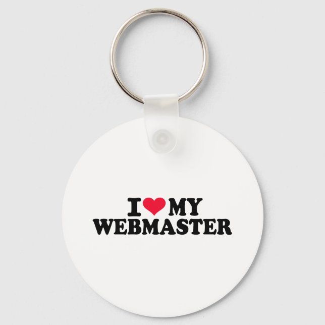 Llavero Amo a mi Webmaster (Anverso)