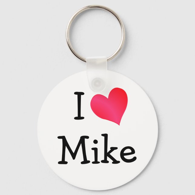 Llavero Amo A Mike (Anverso)