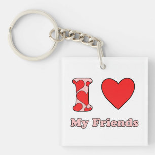 Llavero Amo a mis amigos
