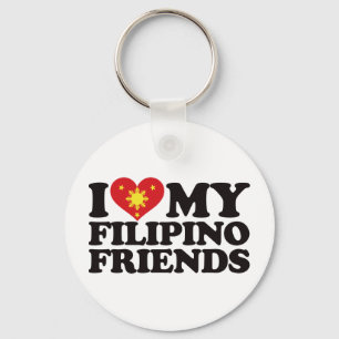 Llavero Amo a mis amigos filipinos