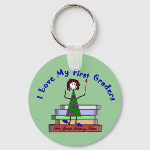 Llavero Amo A Mis Primeros Grasores — Regalos De Maestros