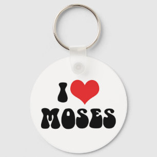 Llavero Amo a Moses Keychain