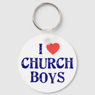 Llavero Amo a muchachos de la iglesia