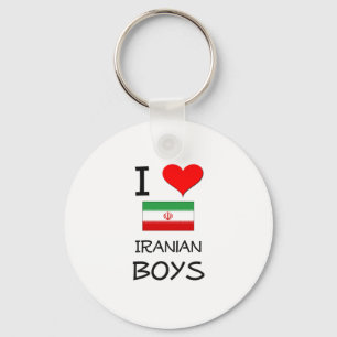Llavero Amo a muchachos iraníes
