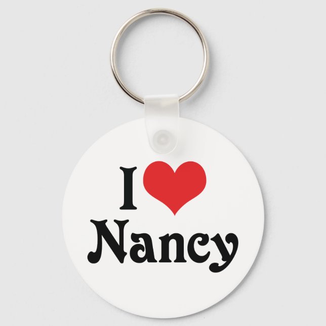 Llavero Amo a Nancy (Anverso)