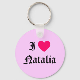 Llavero Amo a Natalia