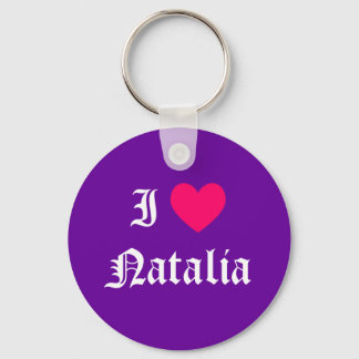 Llavero Amo a Natalia