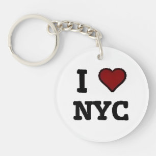 Llavero Amo a NYC corazón