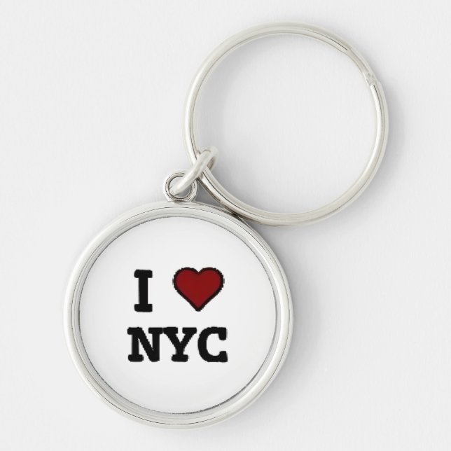 Llavero Amo a NYC corazón (Frente)