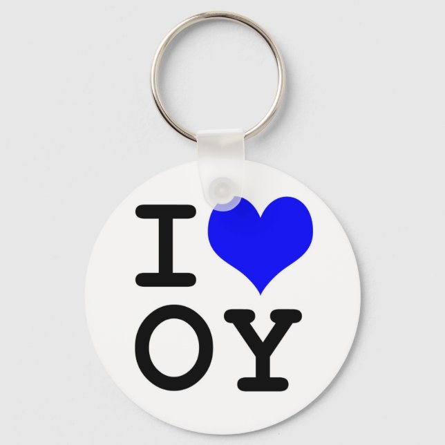Llavero Amo a Oy Keychain (Anverso)