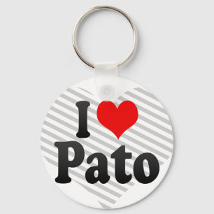 Llavero Amo a Pato